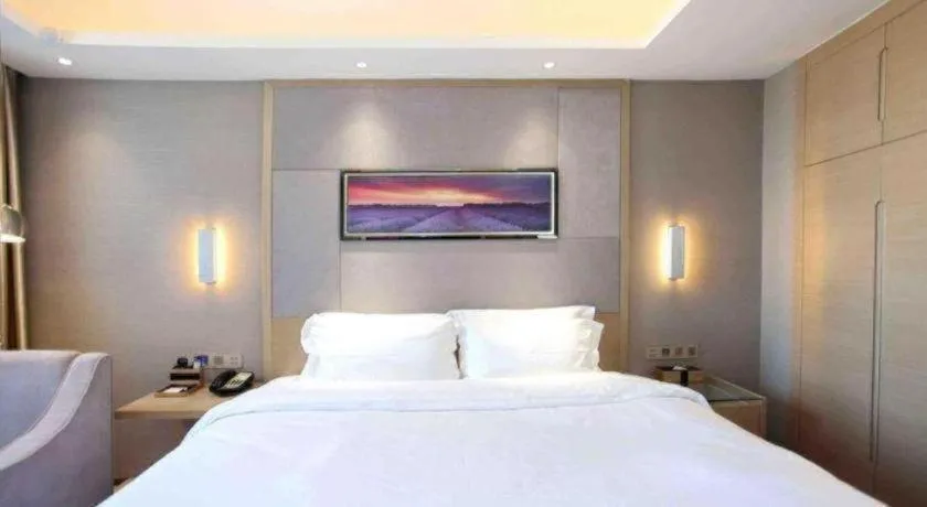 Bed in Lavande Hotels Changzhi City God Temple
