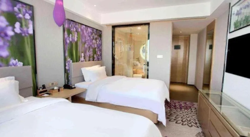 Bed in Lavande Hotels Changzhi City God Temple