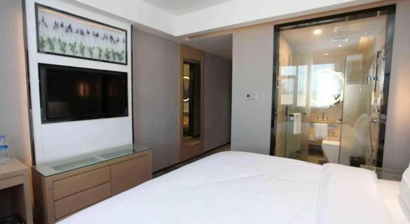 Bed in Lavande Hotels Changzhi City God Temple