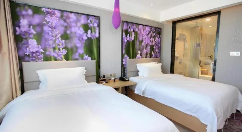 Bed in Lavande Hotels Changzhi City God Temple