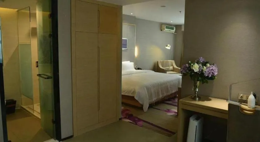 Bed in Lavande Hotels Changzhi City God Temple