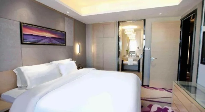 Bed in Lavande Hotels Changzhi City God Temple