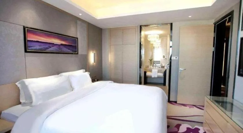 Bed in Lavande Hotels Changzhi City God Temple
