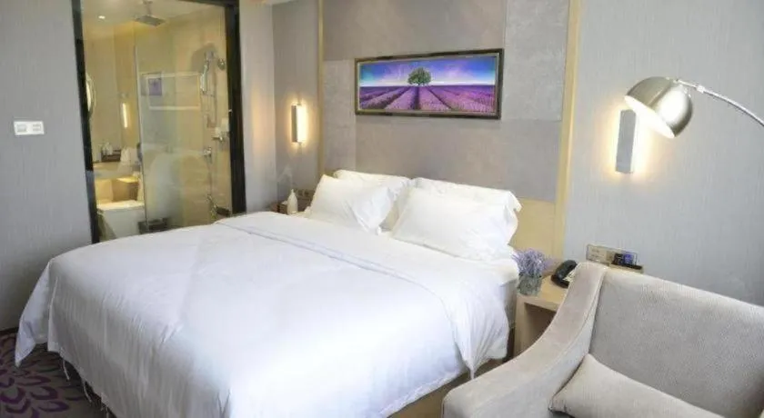 Bed in Lavande Hotels Changzhi City God Temple