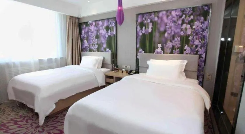 Bed in Lavande Hotels Changzhi City God Temple