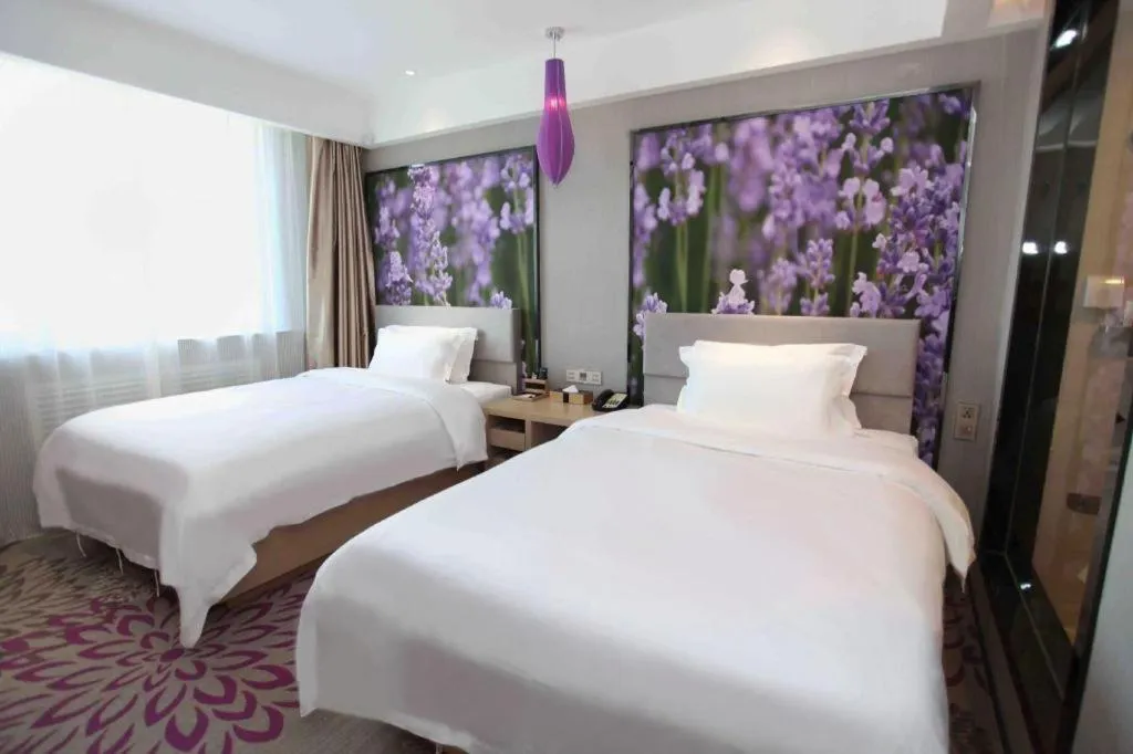 Bed in Lavande Hotels Changzhi City God Temple