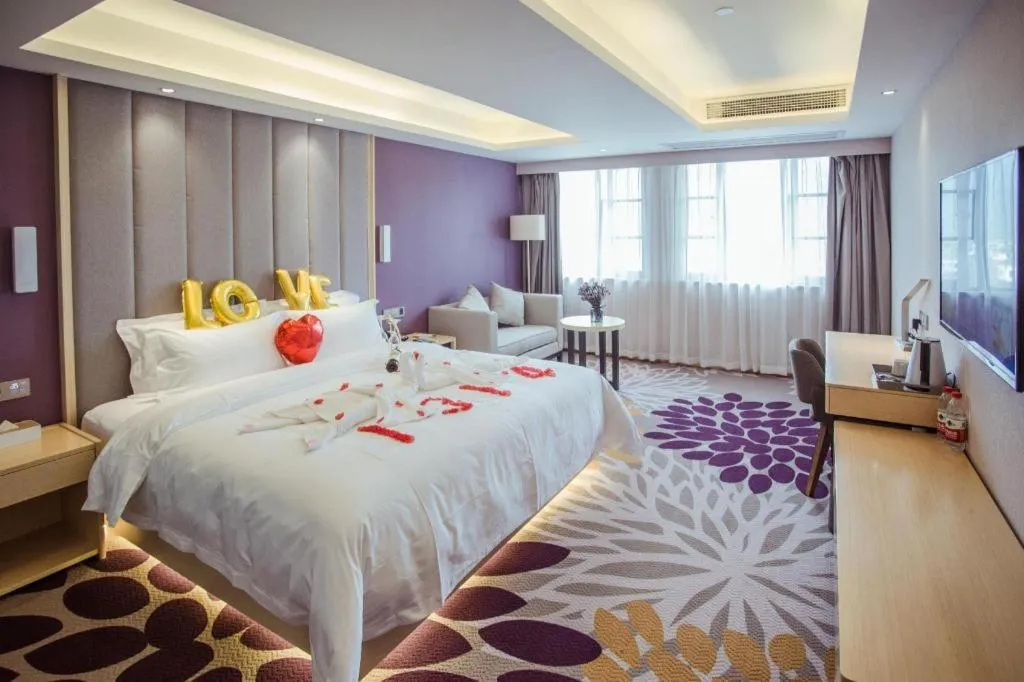 Bed in Lavande Hotels Jingshan Bus Station