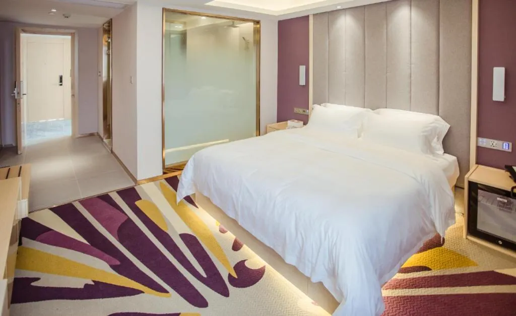 Bed in Lavande Hotels Jingshan Bus Station