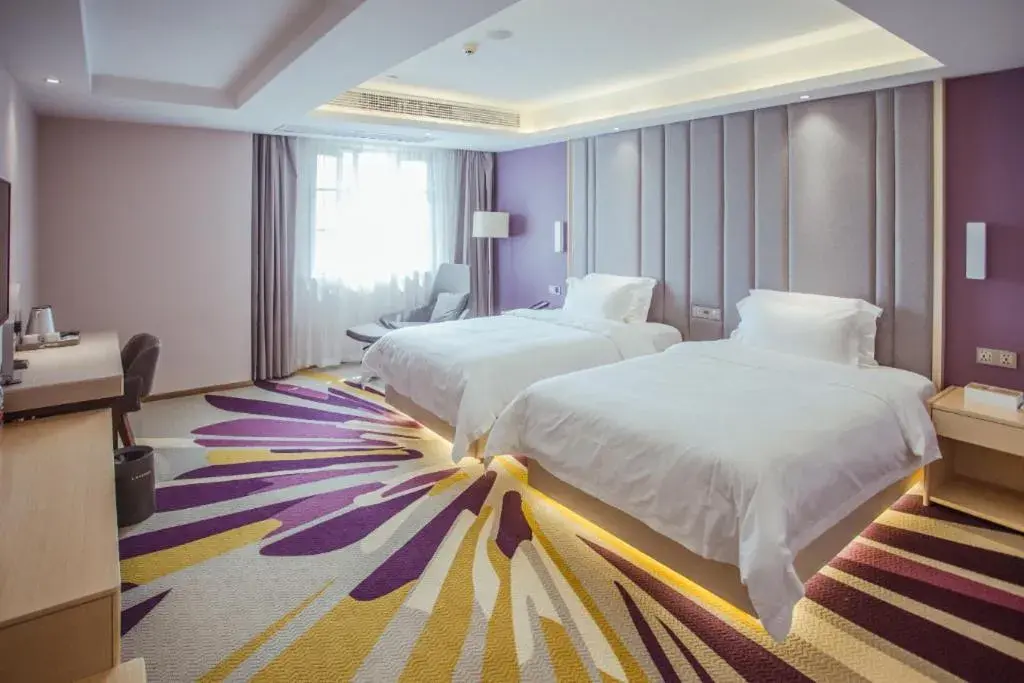 Bed in Lavande Hotels Jingshan Bus Station Bed in Lavande Hotels Jingshan Bus Station