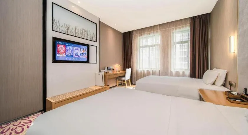 Bed in Lavande Hotel Xi'an 1st Fengcheng Road Municipal Library Metro Station