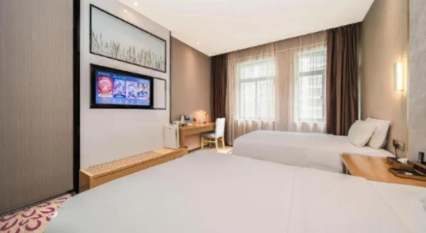 Bed in Lavande Hotel Xi'an 1st Fengcheng Road Municipal Library Metro Station