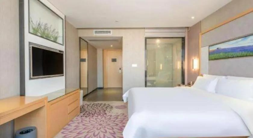 Bed in Lavande Hotels Guangzhou Jiahe Wanggang Metro Station Junhe Avenue