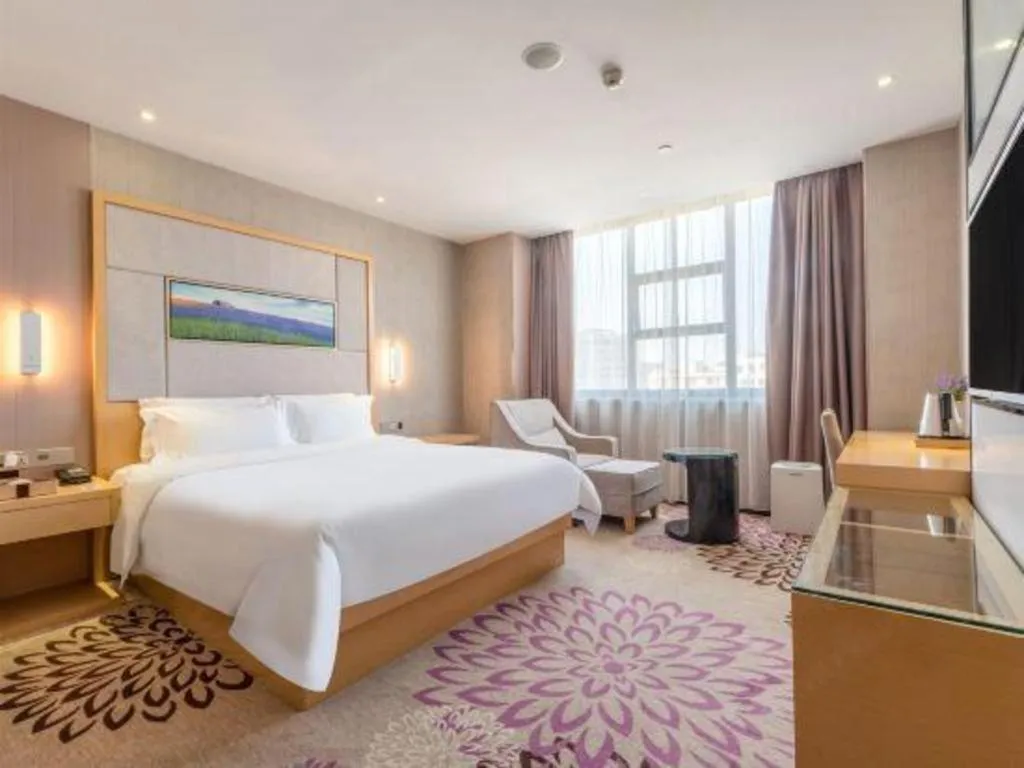 Bed in Lavande Hotels Guangzhou Jiahe Wanggang Metro Station Junhe Avenue