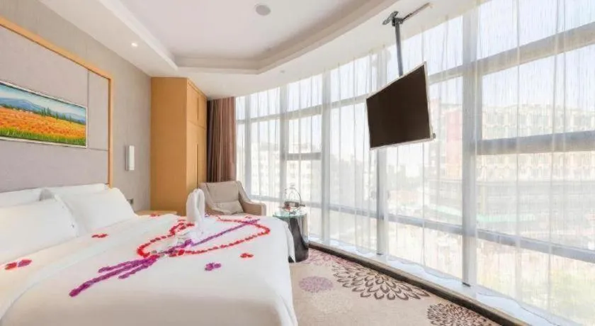 Bed in Lavande Hotels Guangzhou Jiahe Wanggang Metro Station Junhe Avenue
