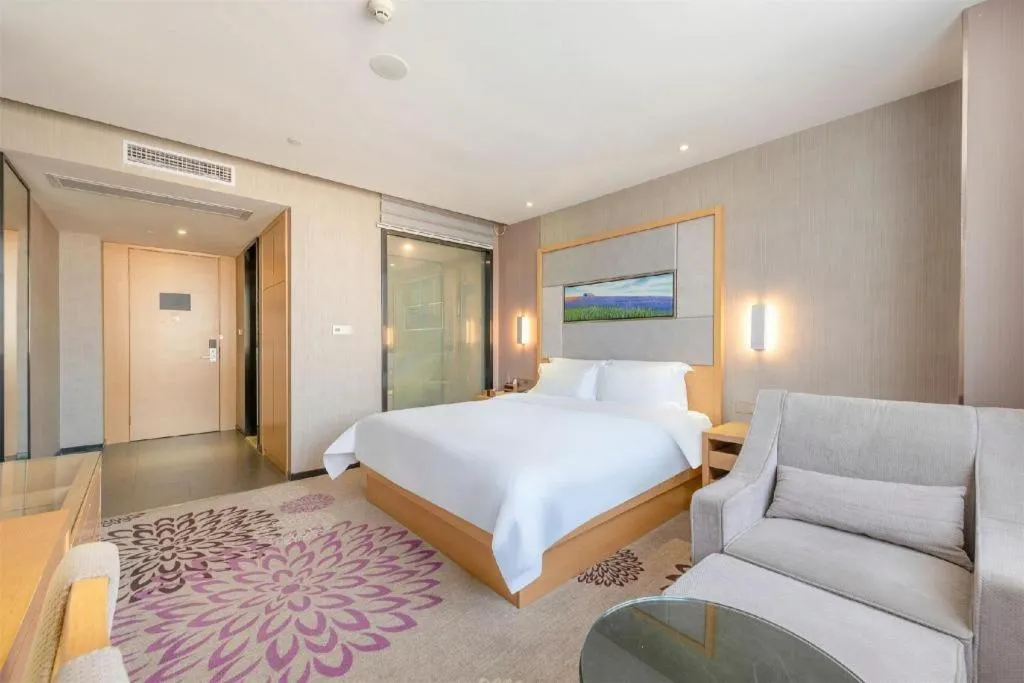 Bed in Lavande Hotels Guangzhou Jiahe Wanggang Metro Station Junhe Avenue