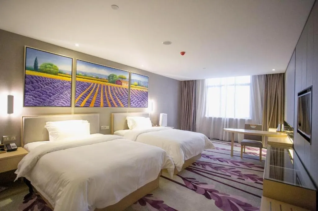 Bed in Lavande Hotels Guangzhou Jiahe Wanggang Metro Station Junhe Avenue