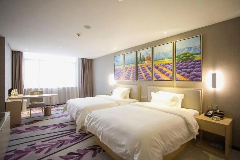 Bed in Lavande Hotels Guangzhou Jiahe Wanggang Metro Station Junhe Avenue