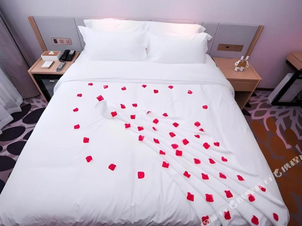 Bed in Lavande Hotels Harbin Railway Station Zhanqian Square