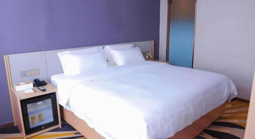 Bed in Lavande Hotels Harbin Railway Station Zhanqian Square