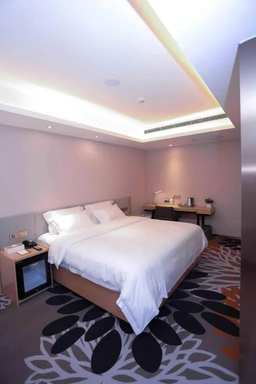 Bed in Lavande Hotels Harbin Railway Station Zhanqian Square