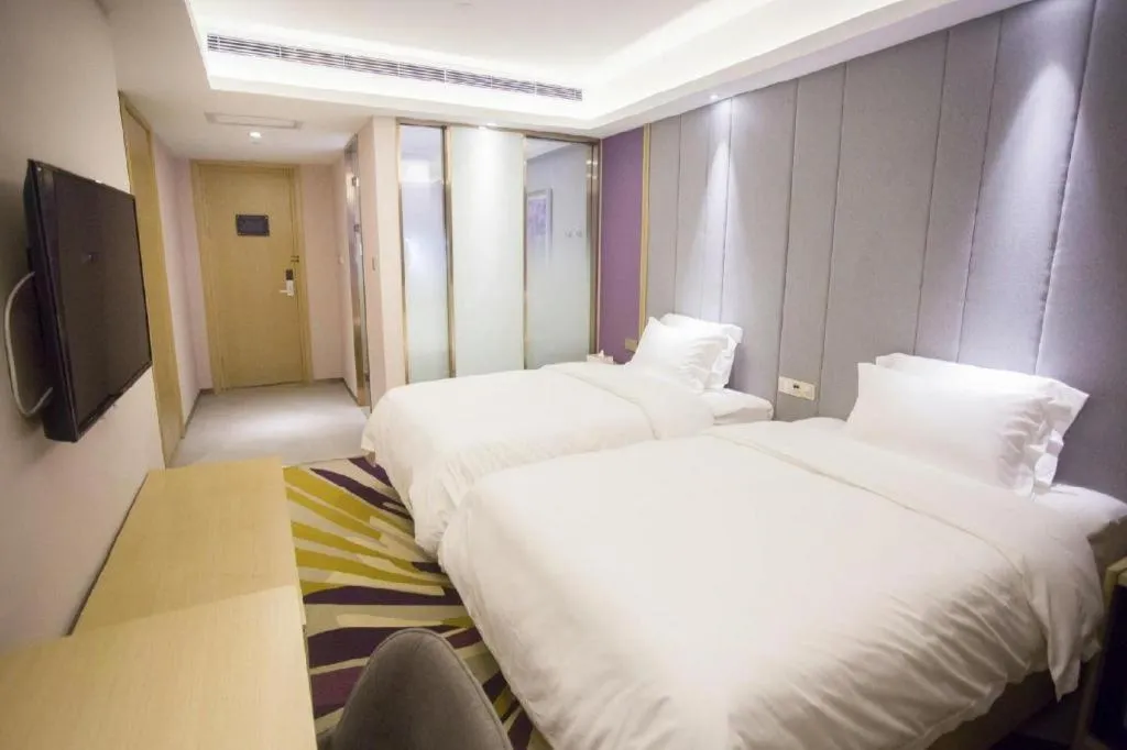 Bed in Lavande Hotels Harbin Railway Station Zhanqian Square