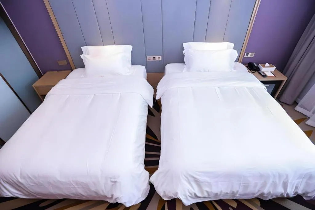 Bed in Lavande Hotels Harbin Railway Station Zhanqian Square