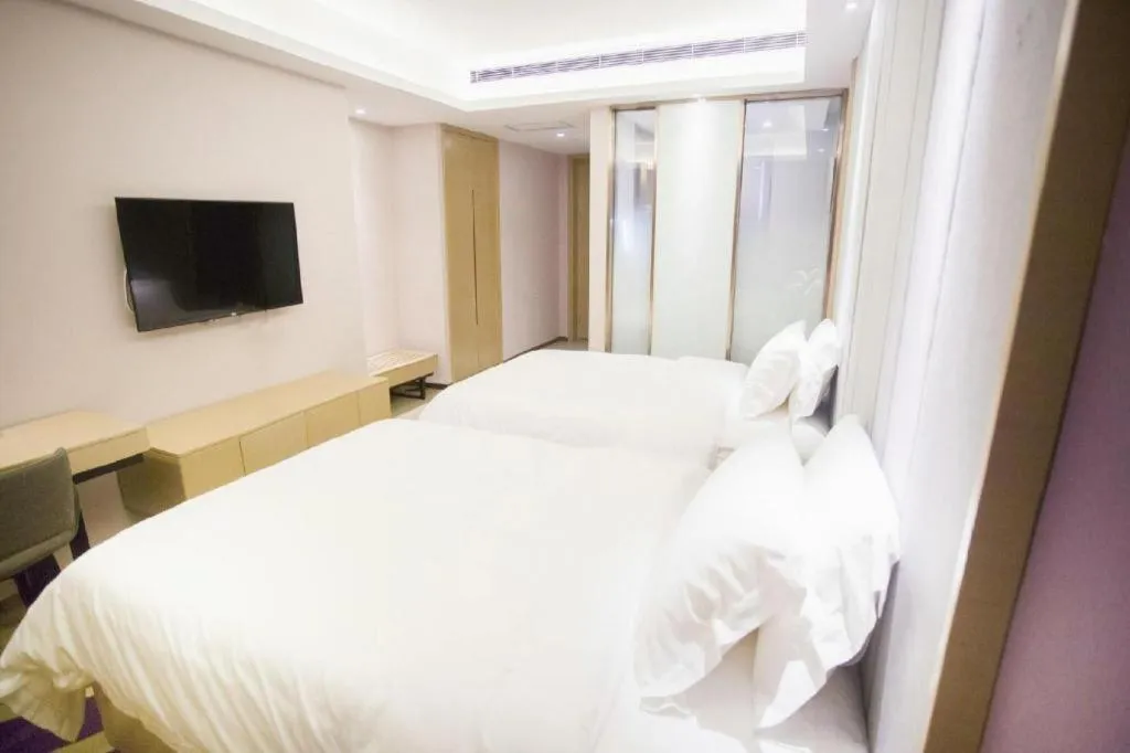 Bed in Lavande Hotels Harbin Railway Station Zhanqian Square