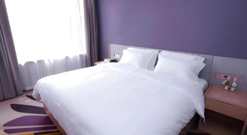 Bed in Lavande Hotels Harbin Railway Station Zhanqian Square