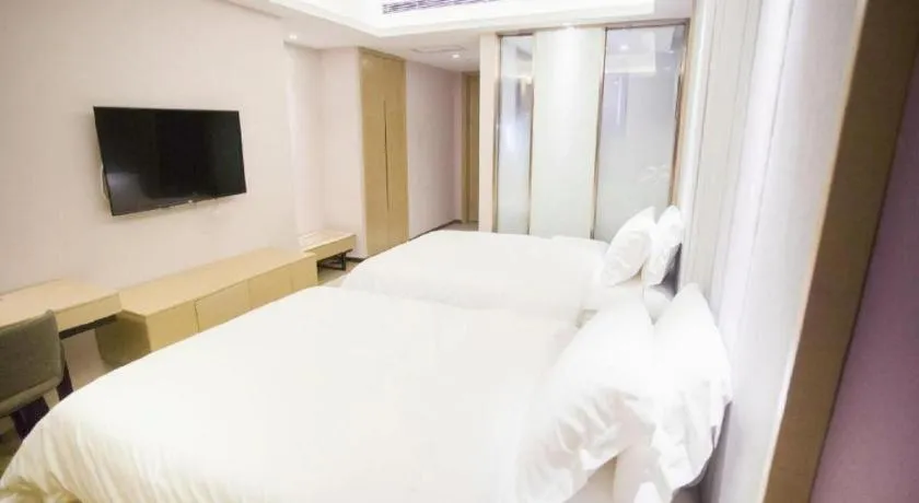 Bed in Lavande Hotels Harbin Railway Station Zhanqian Square