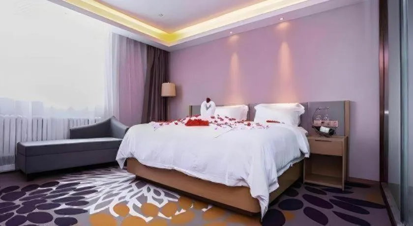 Bed in Lavande Hotels Harbin Railway Station Zhanqian Square
