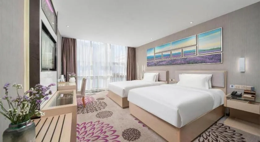 Bed in Lavande Hotels Urumqi Xinmin West Street Hongda Plaza