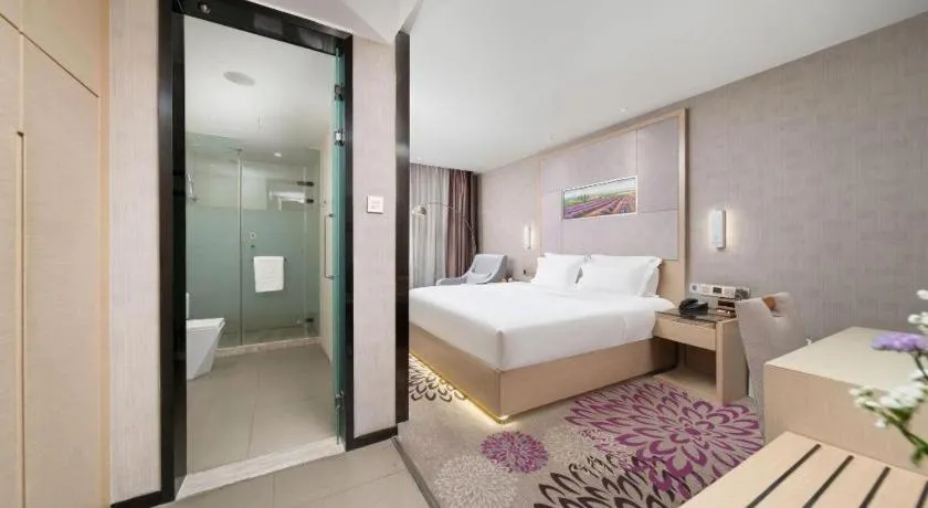 Bed in Lavande Hotels Urumqi Xinmin West Street Hongda Plaza
