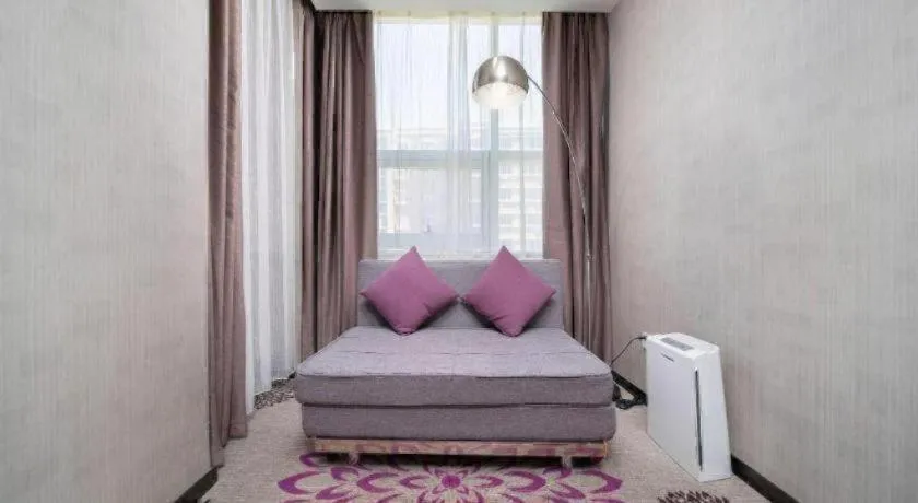Bed in Lavande Hotels Urumqi Xinmin West Street Hongda Plaza