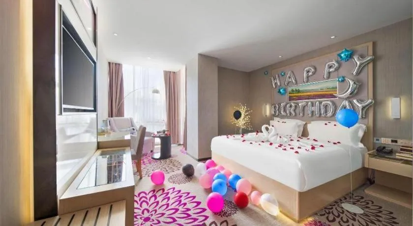 Bed in Lavande Hotels Urumqi Xinmin West Street Hongda Plaza