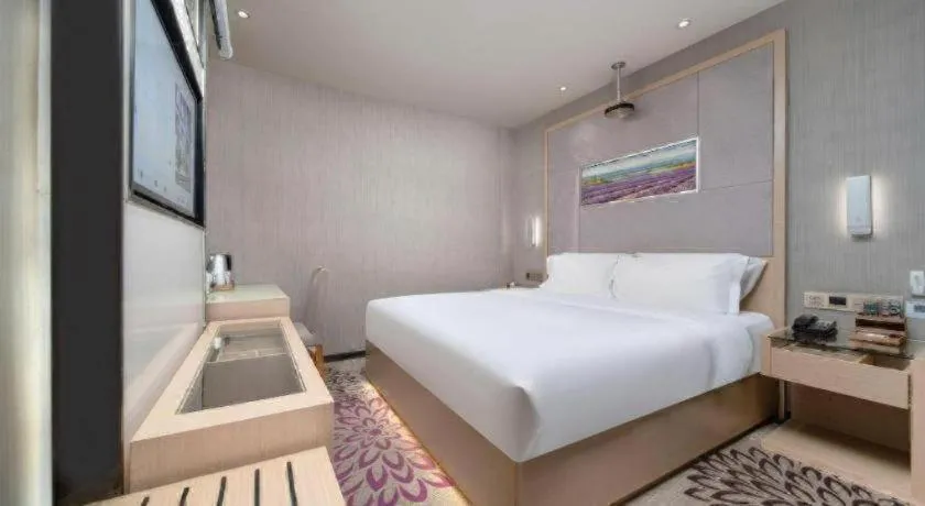 Bed in Lavande Hotels Urumqi Xinmin West Street Hongda Plaza