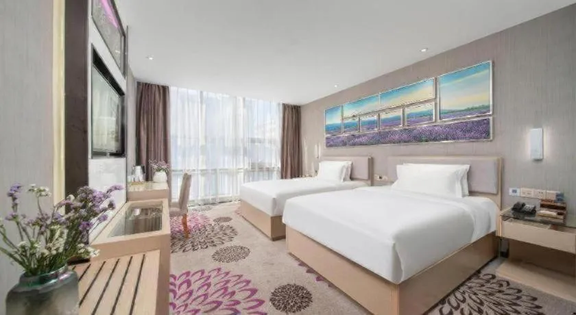 Bed in Lavande Hotels Urumqi Xinmin West Street Hongda Plaza