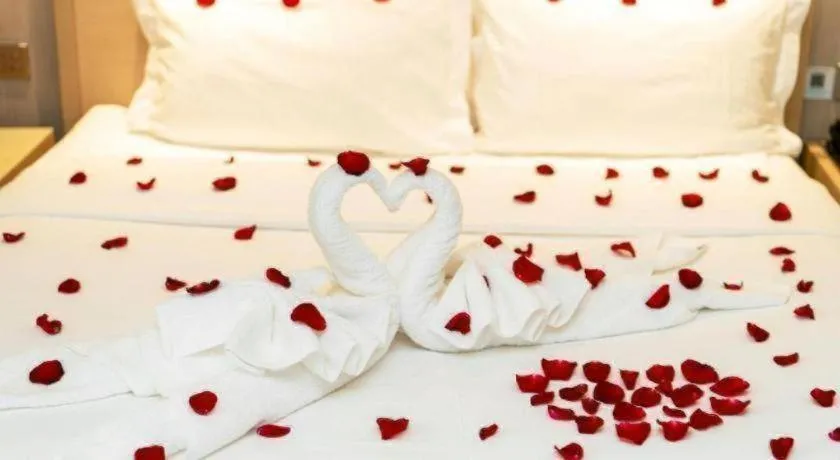 Bed in Lavande Hotels Urumqi Xinmin West Street Hongda Plaza