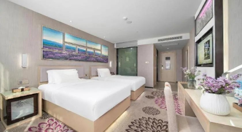 Bed in Lavande Hotels Urumqi Xinmin West Street Hongda Plaza