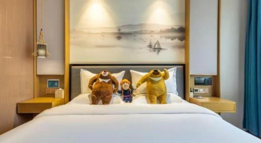 Bed in East Queen Hotel (Xi'an Beimen Metro Station)