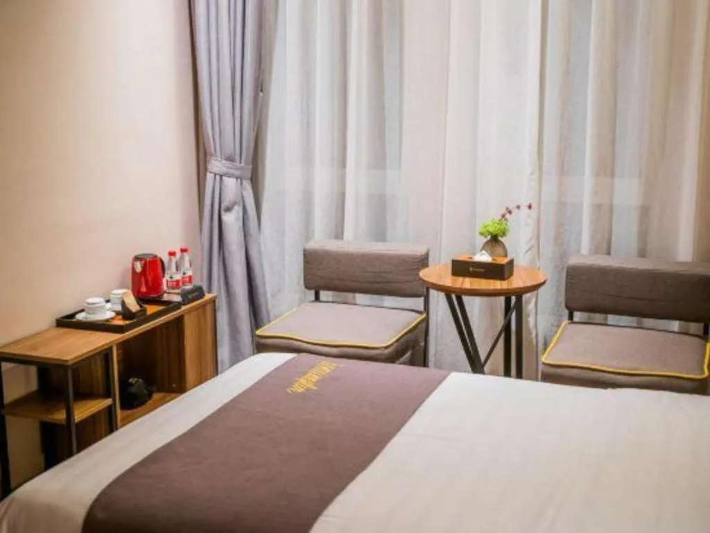 Bed in Home Inn Plus Shanghai Pudong Xinjinqiao Road