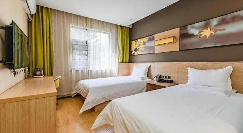 Bed in IU Hotel Kunming Jinma Bijifang Joy City