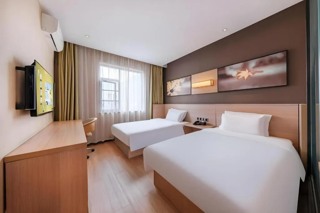 Bed in IU Hotel Kunming Jinma Bijifang Joy City