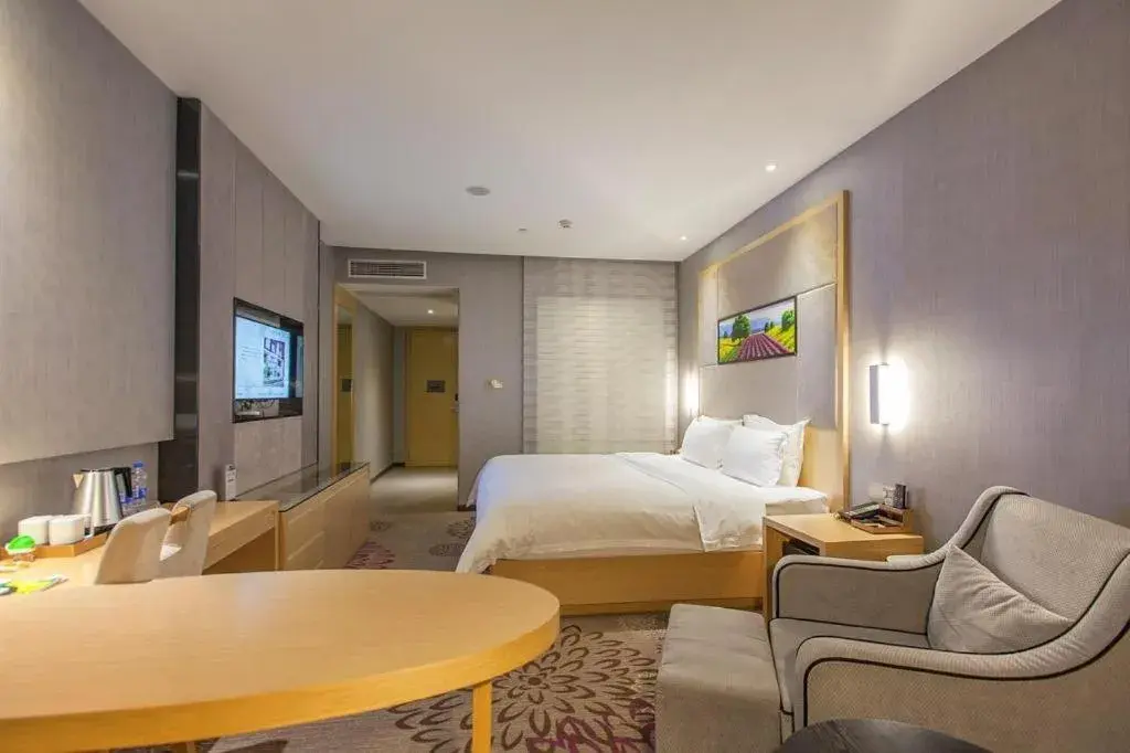 Bed in Lavande Hotels·Wuhan Fanhai CBD Bed in Lavande Hotels·Wuhan Fanhai CBD