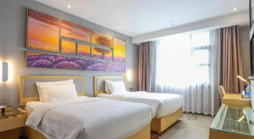 Bed in Lavande Hotels·Wuhan Fanhai CBD Bed in Lavande Hotels·Wuhan Fanhai CBD