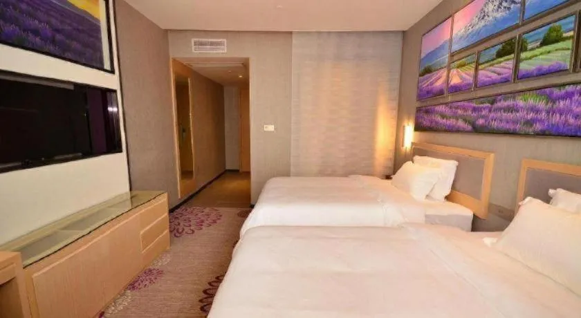 Bed in Lavande Hotels·Wuhan Fanhai CBD