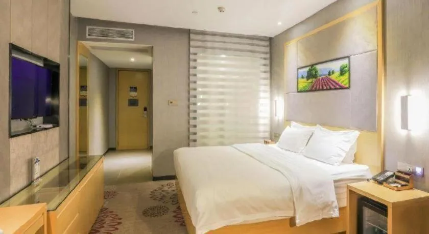 Bed in Lavande Hotels·Wuhan Fanhai CBD