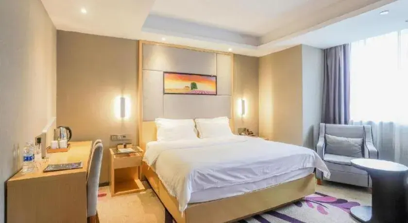 Bed in Lavande Hotels·Wuhan Fanhai CBD Bed in Lavande Hotels·Wuhan Fanhai CBD
