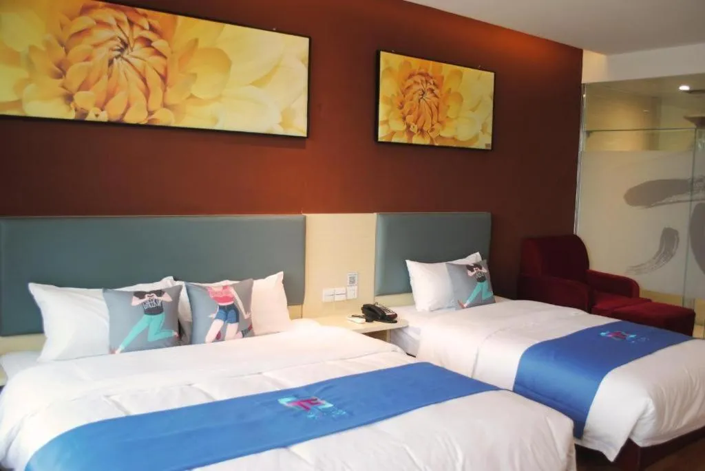 Bed in PAI Hotels·Zanhuang Bus Station
