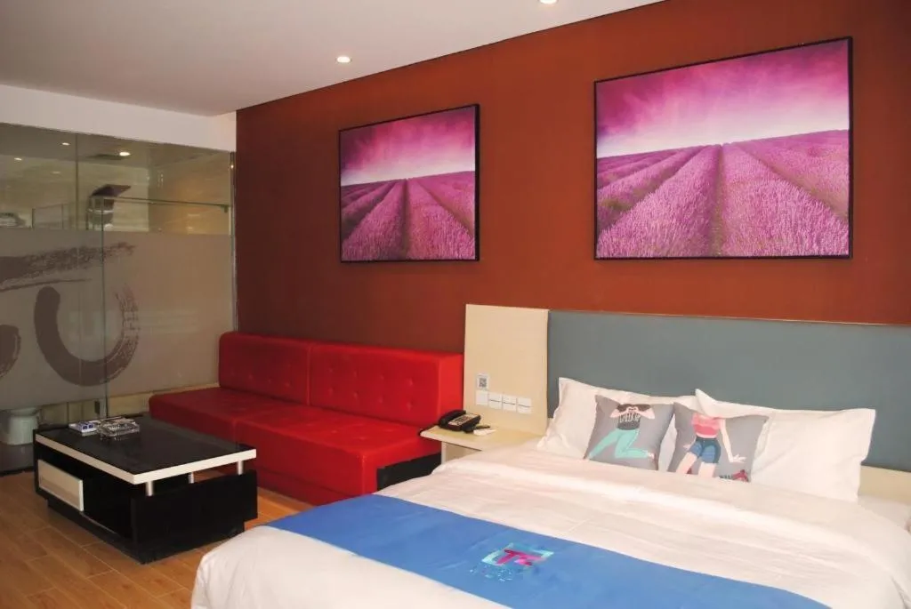 Bed in PAI Hotels·Zanhuang Bus Station