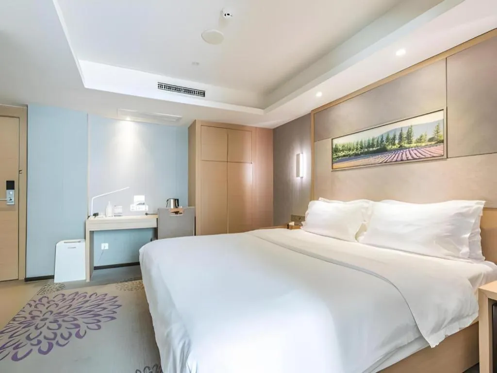 Bed in Lavande Hotels·Qingdao Wusi Square